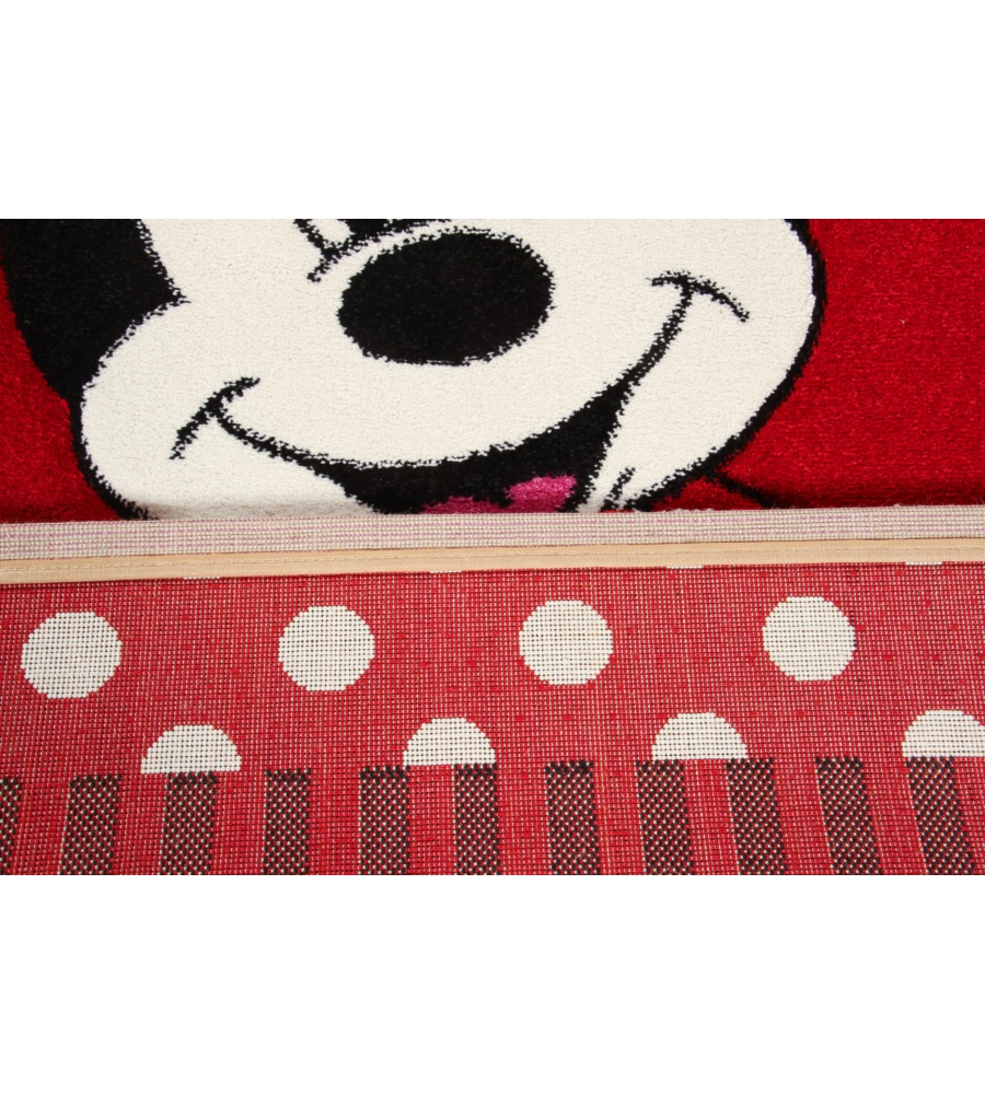 Tappeto "minnie premium" rosso, 190x133 cm